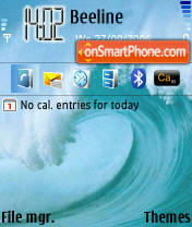 Wave tema screenshot