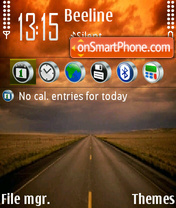 Road 67 theme screenshot