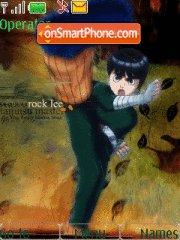 Скриншот темы Rock Lee 01