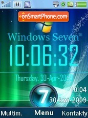 Windows Seven theme screenshot