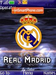 Capture d'écran Real Madrid thème