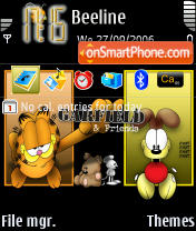 Скриншот темы Garfield And Friends