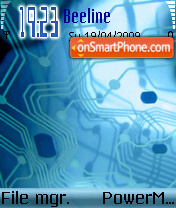 Bluetech tema screenshot