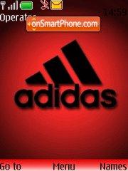 Red-Adidas tema screenshot