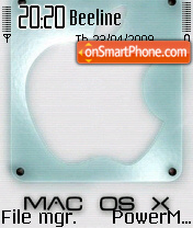 Mac OsX 01 es el tema de pantalla