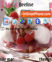 Raspberry ice cream es el tema de pantalla