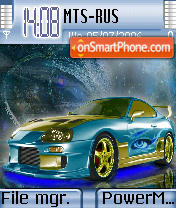 3D Car theme screenshot