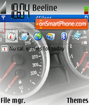Bmw 2010 tema screenshot