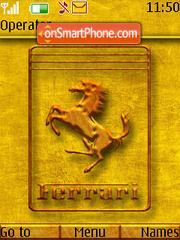 Ferrari tema screenshot