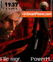 Скриншот темы Devil May Cry V3