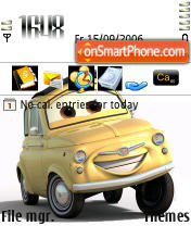 Cars tema screenshot