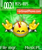 Emoticon Punk 2 tema screenshot