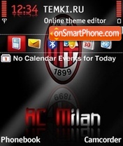 AC Milan 12 Theme-Screenshot