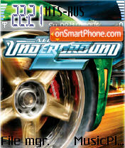 Need For Speed Underground2 es el tema de pantalla