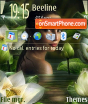 Lotusgirl Nokia Theme theme screenshot
