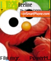 Capture d'écran Elmo thème