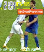 Headbutt Zidane Materazzi tema screenshot