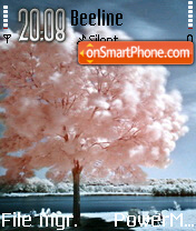 Pink Tree tema screenshot