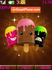 Ice Cream tema screenshot