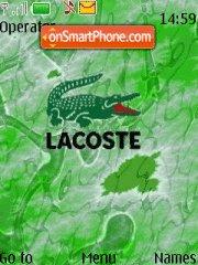 Capture d'écran Lacoste thème