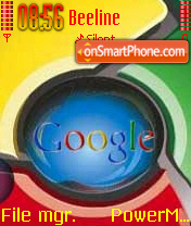 Скриншот темы Google Crome