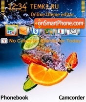 Fruit Juice tema screenshot