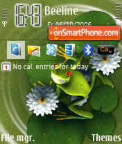 Frog tema screenshot