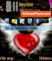Heart tema screenshot
