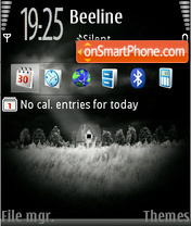 Black 08 tema screenshot