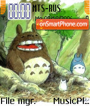 Capture d'écran Totoro thème