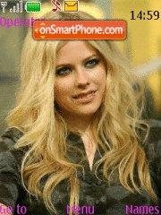 Скриншот темы Avril Lavigne