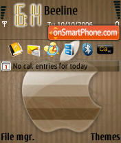 B Apple 3250 theme screenshot