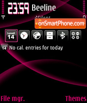 PurpleDream tema screenshot