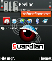 Guardian theme screenshot
