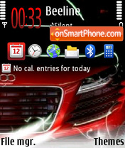 Audi r8 v4 01 tema screenshot