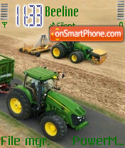 Скриншот темы John Deere