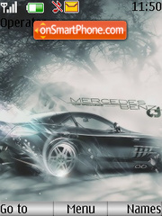 Скриншот темы Mercedes Benz