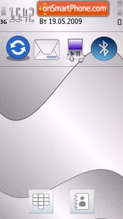 Silver Touch tema screenshot