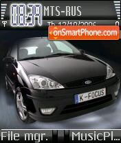 Скриншот темы Ford Focus