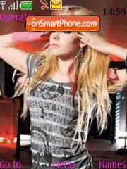 Скриншот темы Avril Lavigne(Abbey Dawn)