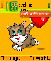 Capture d'écran Kitty Love thème