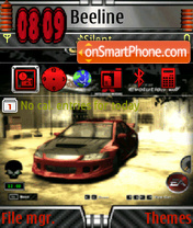 Nfs most wanted 06 es el tema de pantalla