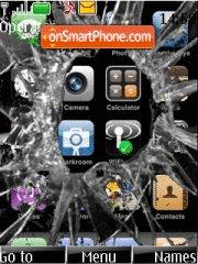 Broken Iphone tema screenshot