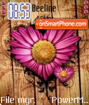 Flowers Heart tema screenshot