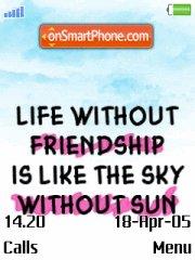 Скриншот темы Live without friendship