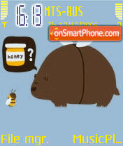 Honey Bear tema screenshot