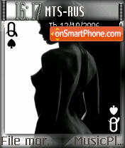 Poker Queen theme screenshot