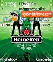 Скриншот темы Heineken Clubbing