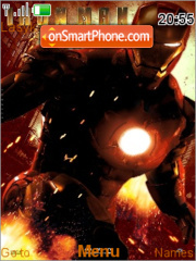 Скриншот темы Iron man 2