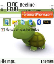 Turtle es el tema de pantalla